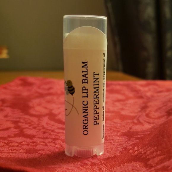 xx 1 Organic PEPPERMINT Lip Balm Hand Crafted NWT - Picture 3 of 11